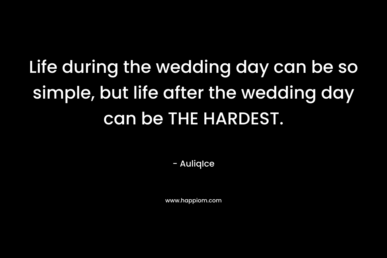 Life during the wedding day can be so simple, but life after the wedding day can be THE HARDEST.