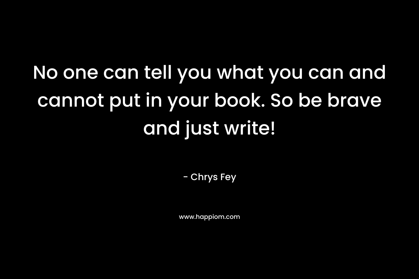 No one can tell you what you can and cannot put in your book. So be brave and just write!