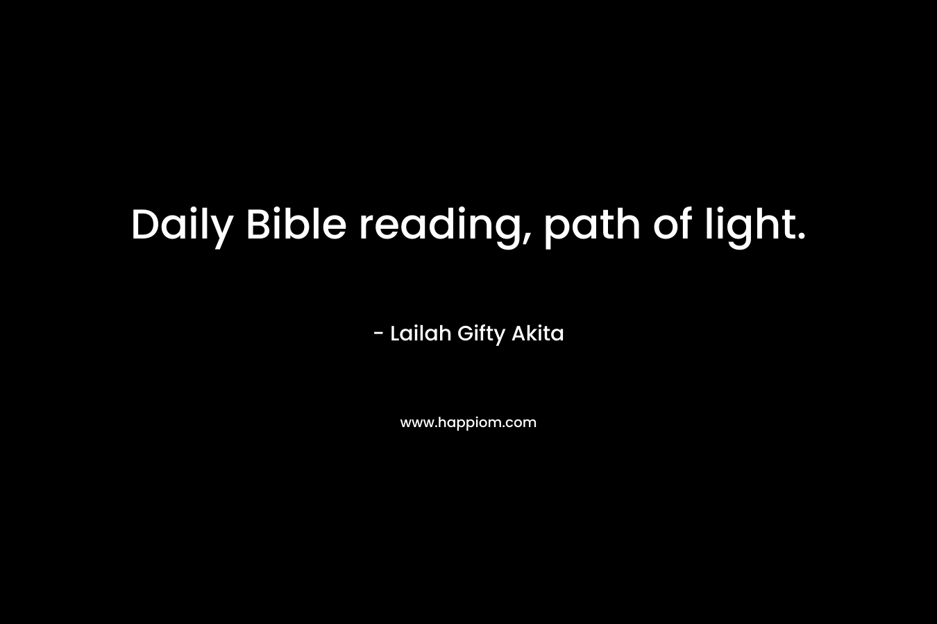 Daily Bible reading, path of light.