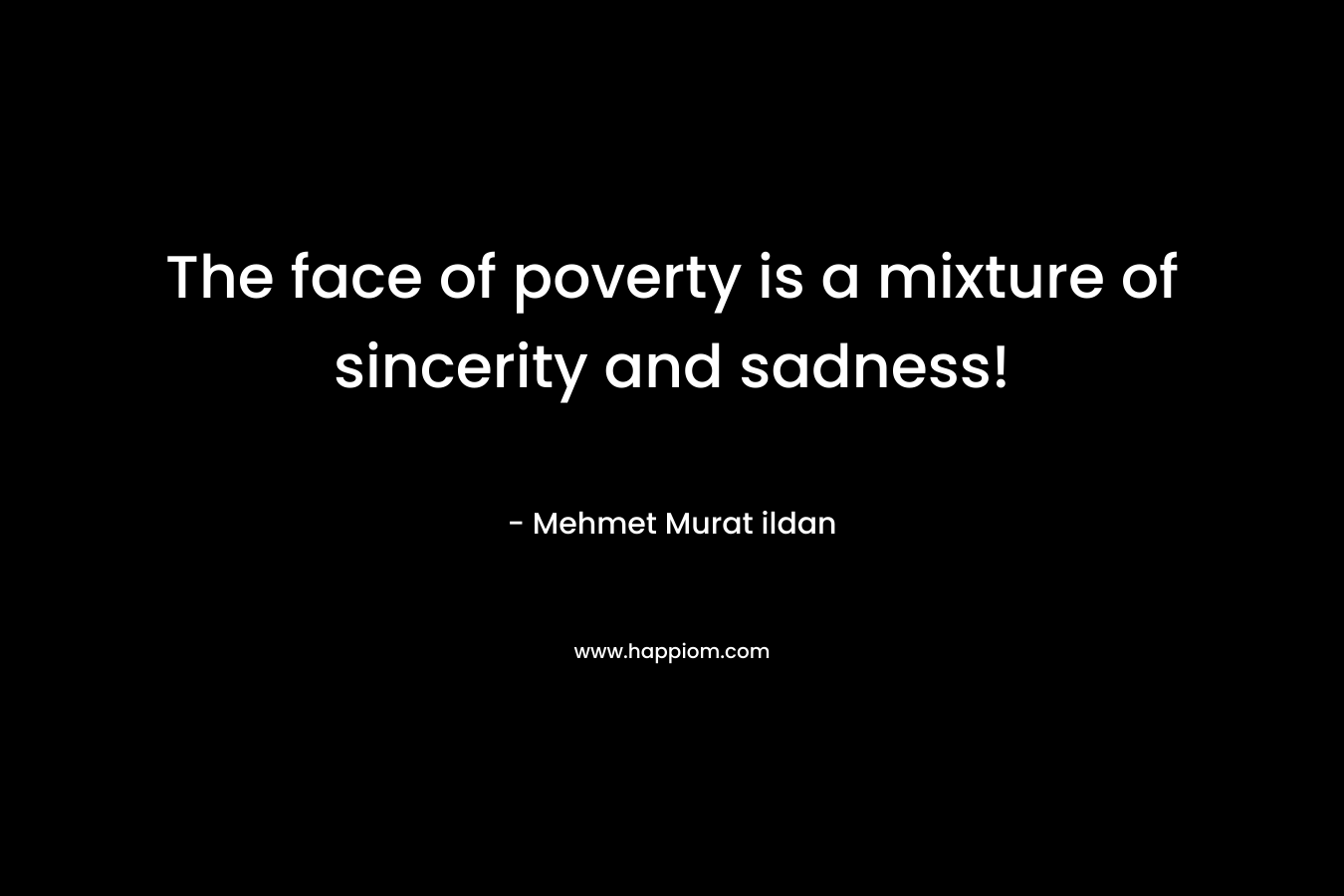 The face of poverty is a mixture of sincerity and sadness!