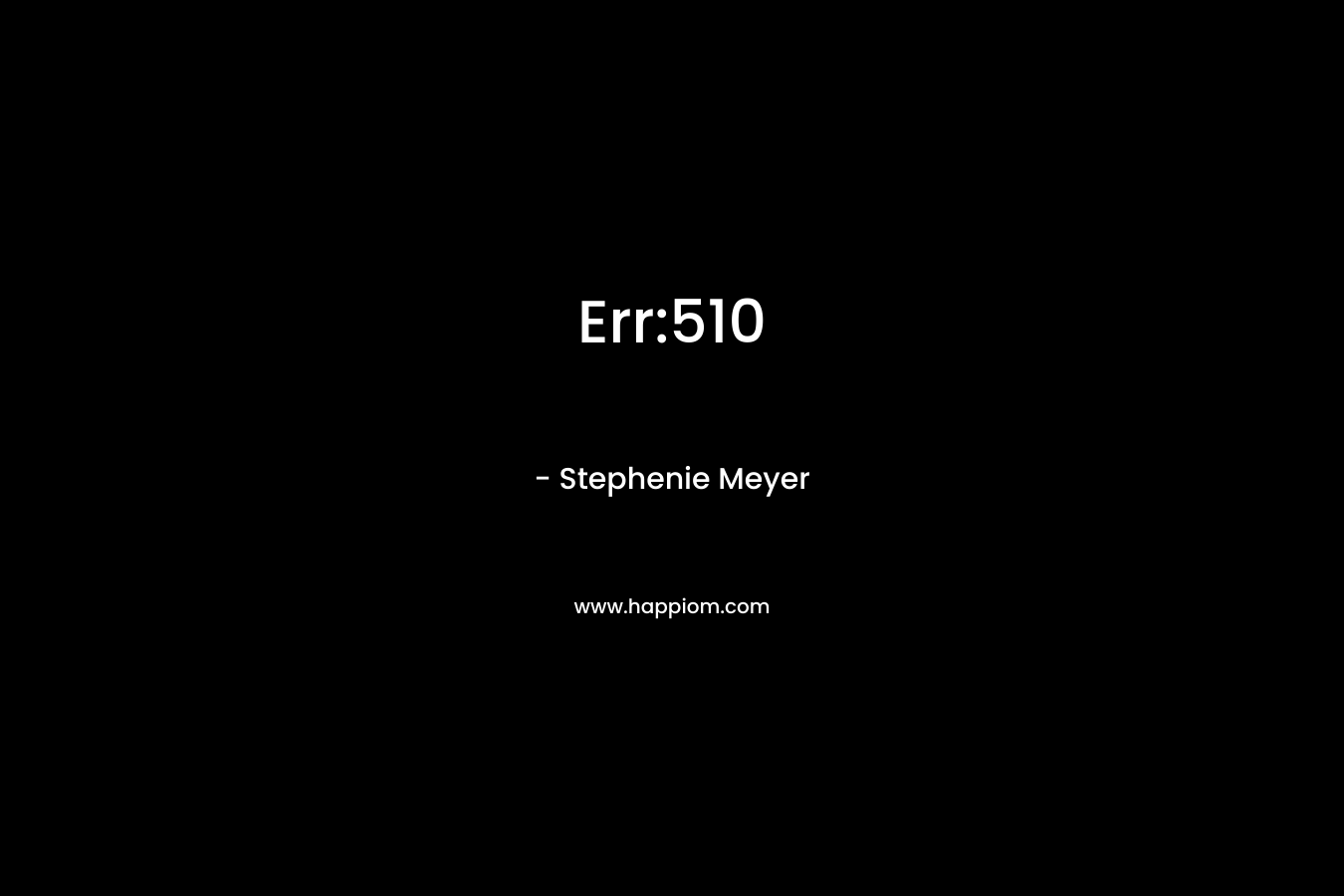 Err:510